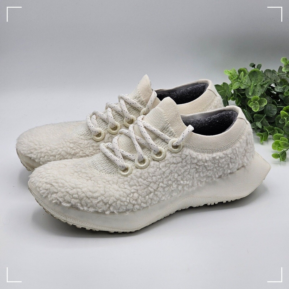Allbirds Wool Dasher Fluffs Cream Sneakers Women's‎ 8.5 Running Training Walking